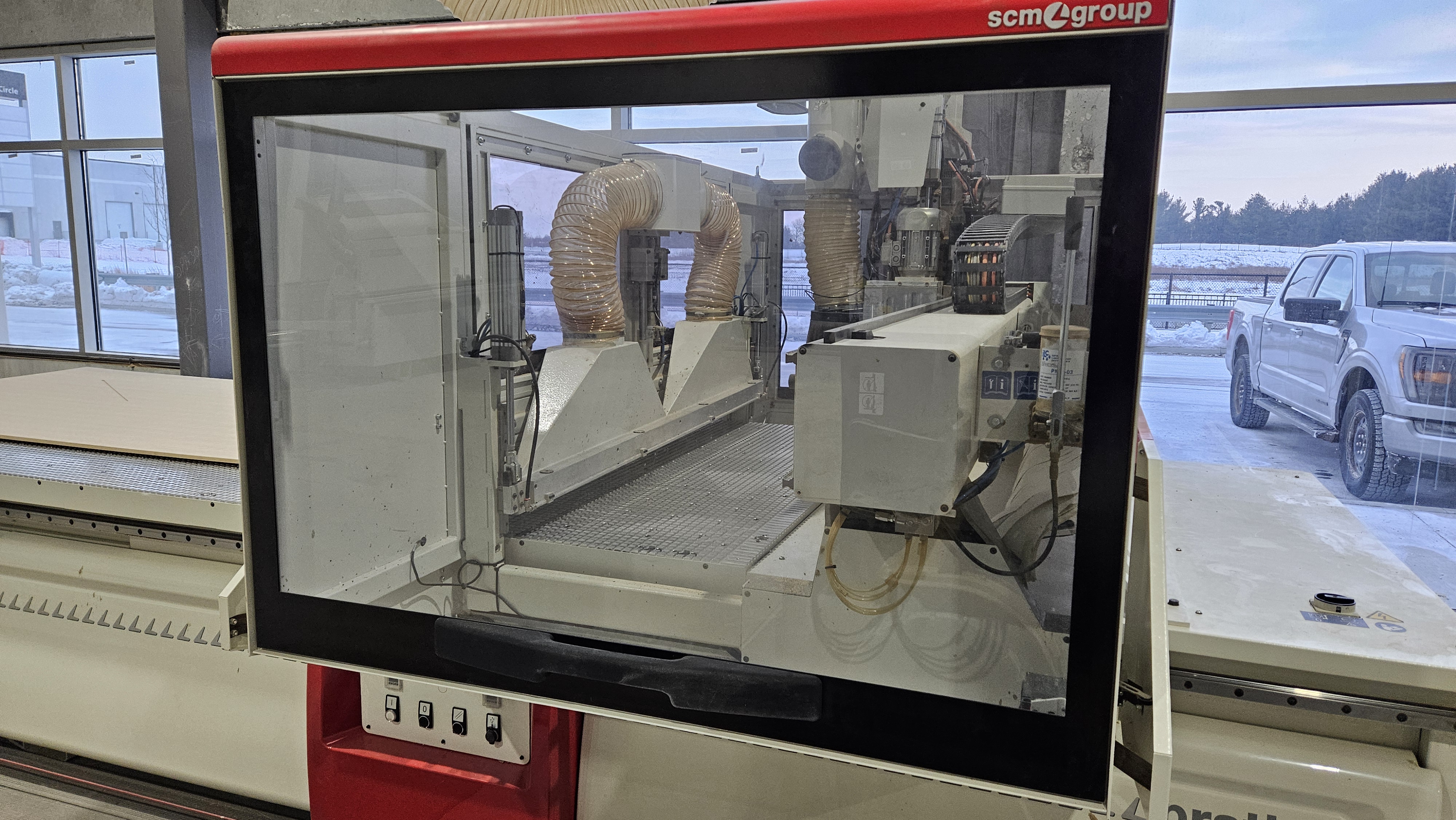 Used SCM Pratix-S15B used Flat table CNC #BM2563