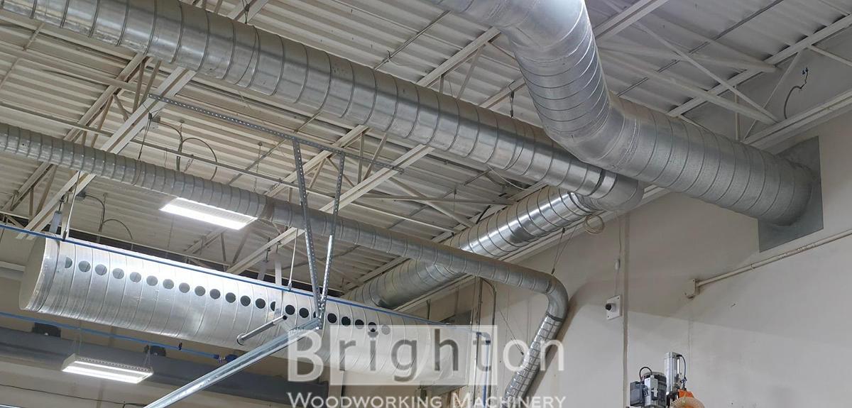 Used Murphy MKA-750 used dust collector With Dumpster Bin #BBM2761