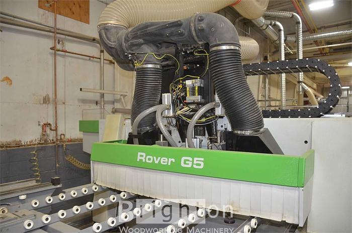 Used 2010 Biesse Rover Gantry 512 CNC Router with Load/Unload System and Auto Label #BM2438
