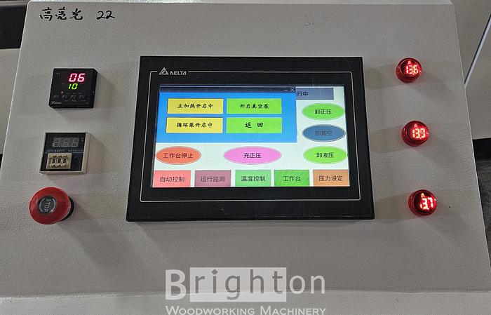 Used 2021 Unknown brand 5 x 10 used Membrane Press with Multi-roll PVC foil dispenser #BBM2609