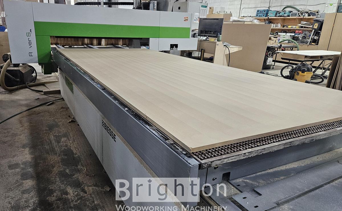 Used 2016 Biesse Rover S FT 1536 used 5 x 12 nested based CNC. "It’s not just a CNC... it will be your new favorite employee (who never takes lunch breaks)." #BBM2727