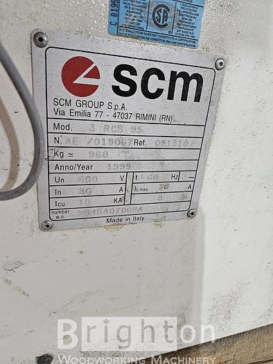 Used 1999 SCM 3RCS95 Used Widebelt Sander #BM2544