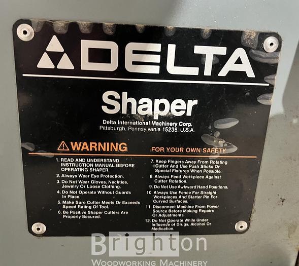 Used Delta 43-373 Used Shaper #CBM2453