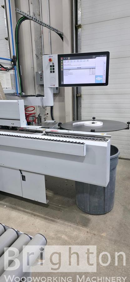 Used 2014 Homag Brandt Highflex 1650 (KDF 650) used edgebander with Boomerang return conveyor #BBM2762