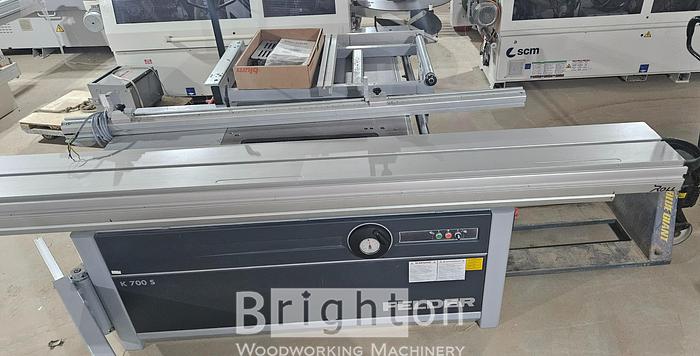 Used 2022 Felder K 700 S lightly used sliding table saw #BM2656