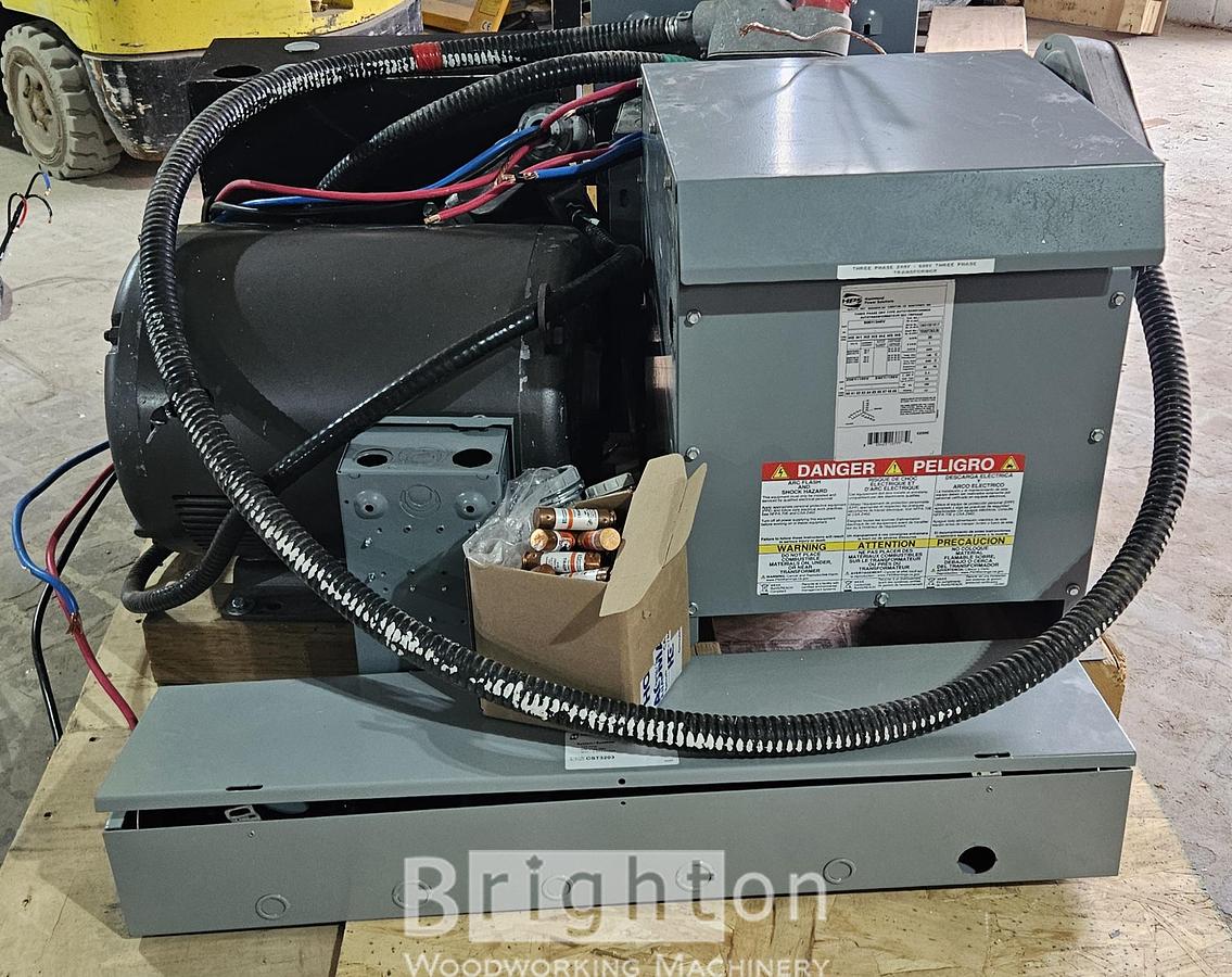 Used American Rotary Used heavy duty rotary phase converter in mint condition. System will be removed from the wall and prepared on a skid for shipping. #BM2866
