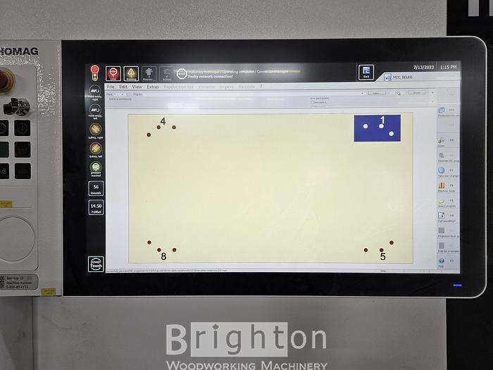 Used 2018 Homag Weeke N-300 Used CNC with Vac pump and transformer #BM2510