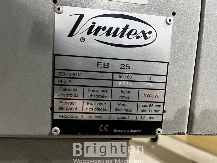 Used Virultex EB25 Used Edgebander #BM2551