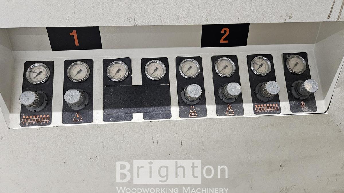 Used 2009 SCM DMC, model USK 1650 PS, 2 head widebelt sander with 65 inch capacity #BBM2740