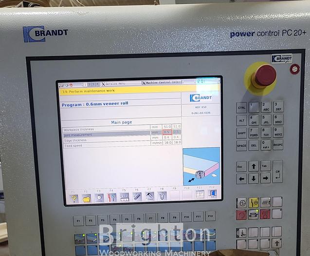 Used 2009 Homag Brandt KDF 650 used edgebander with EVA and PUR glue application #BM2464