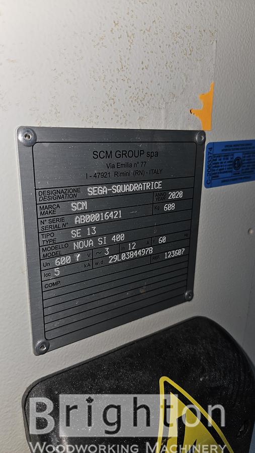 Used 2020 SCM Nova 400 Sl used Sliding Table Saw #BM2824