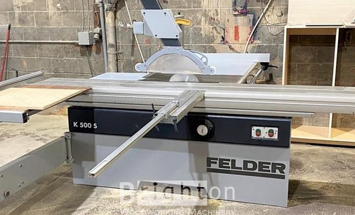 Used 2018 Felder K 500 S used 8.5ft Sliding table saw #BM2535