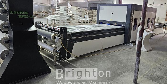 Used 2021 Unknown brand 5 x 10 used Membrane Press with Multi-roll PVC foil dispenser #BBM2609
