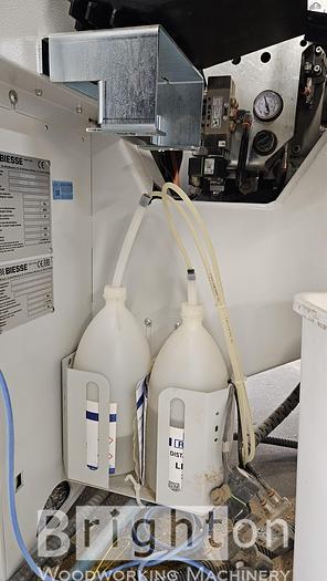 Used 2017 Biesse Akron 1440A used edgebander with Corner Rounding and Premilling ++ #BM2661