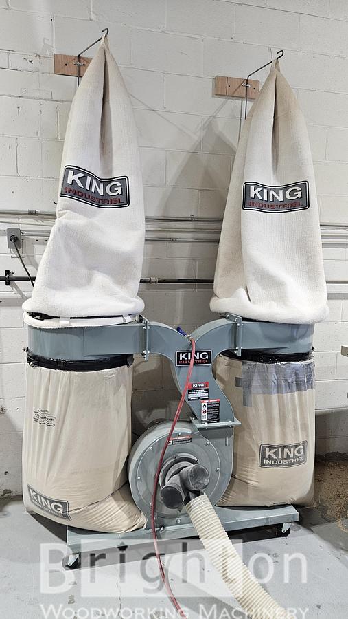 Used 2022 King KC-4045C lightly used dust collector. 1 person shop. #BBM2876