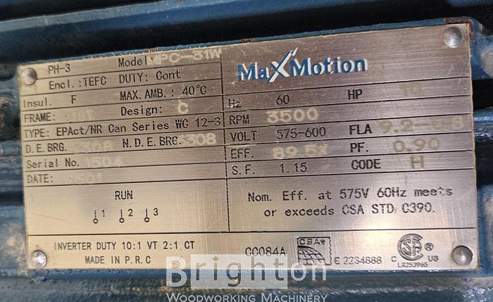 Used 2015 Belfab NBM-OP 10HP Used Dust Collector, 12 inch inlet, 4600 CFM #BM2567