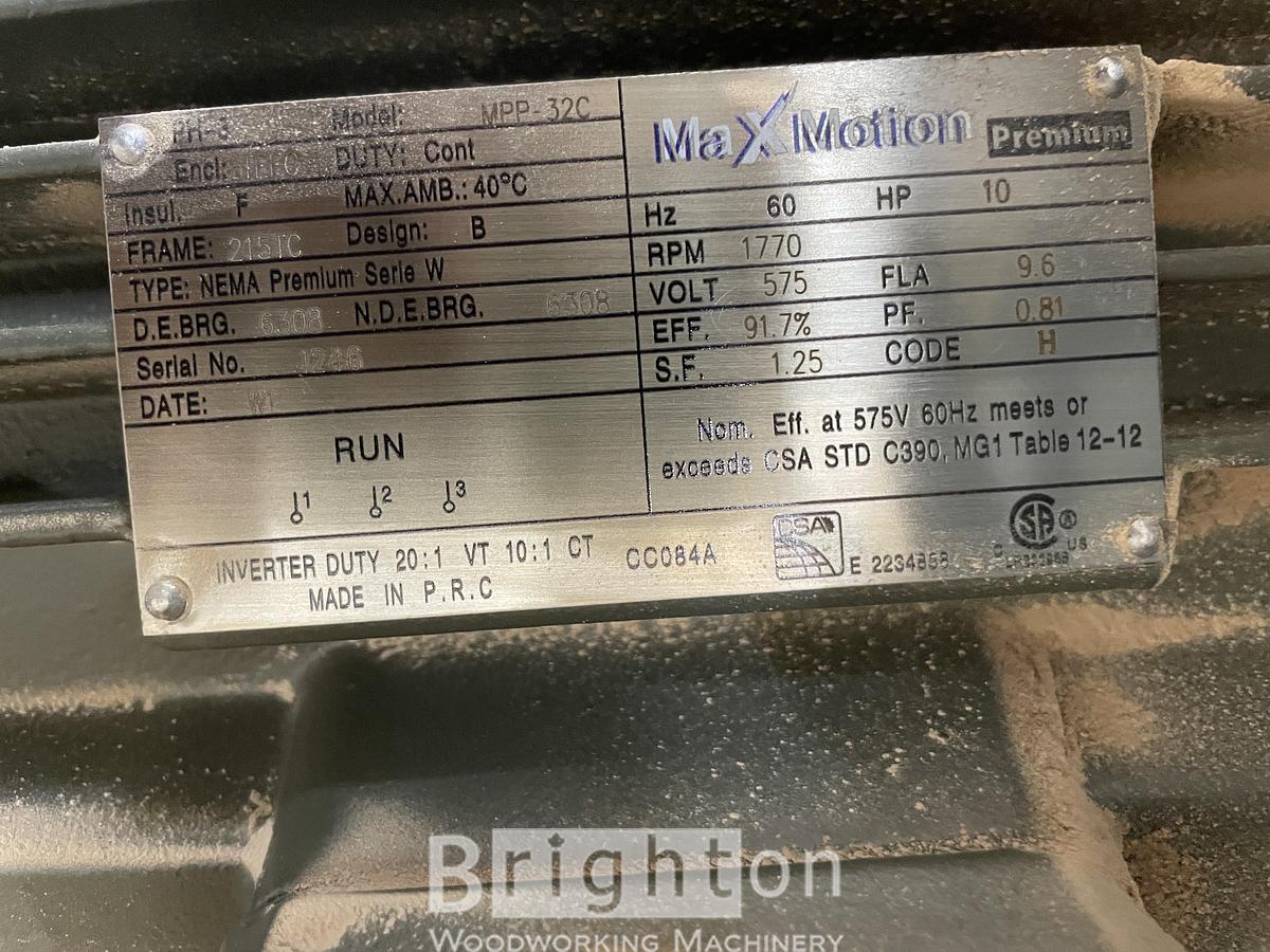 Used 2024 Belfab Bel100. 4 bag.  3phase 600v. 10hp Used Dust Collector #BBM2807
