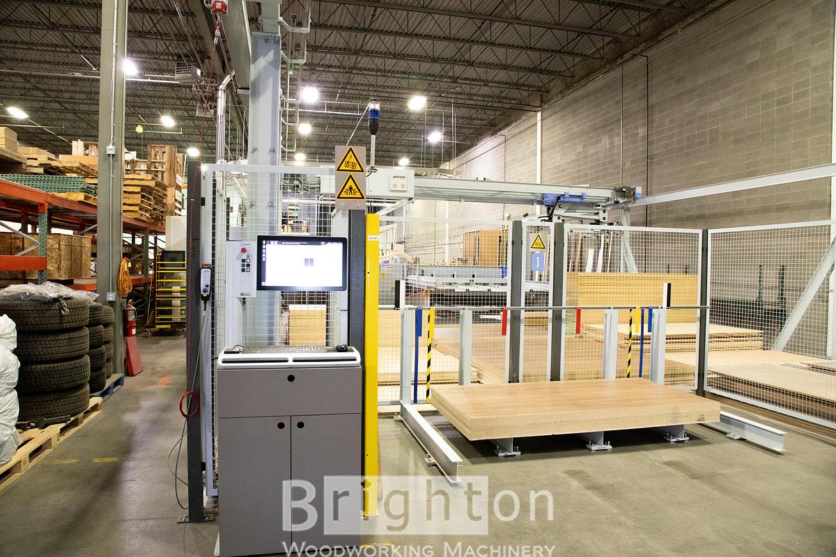 Used 2017 Homag HOMAG INTELLISTORE TLF211/9/16 (2017) With HOLZMA HPP230/38/38 BEAM SAW(2013) #BBM2858
