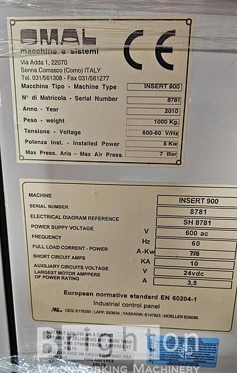 Used Omal model 900 Used Dowel Insertion Machine #BM2595