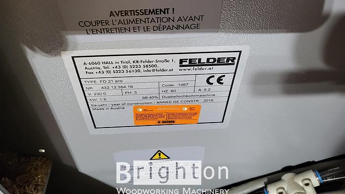 Used 2016 Felder FD21 Used Line Boring Drilling Machine #BM2373
