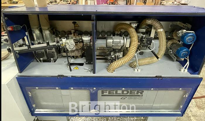Used 2016 Felder G360 used edgebander with pre-milling #BM2577