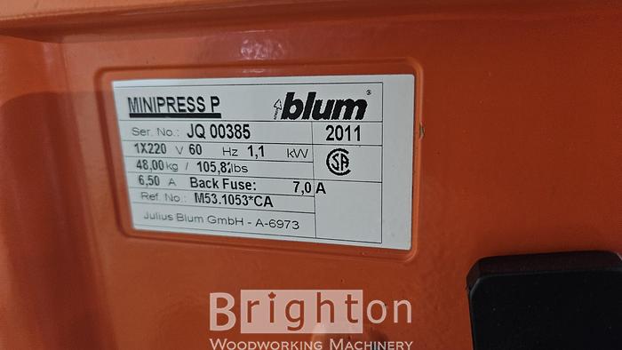 Used Blum Used Hinge Machine #BM2570