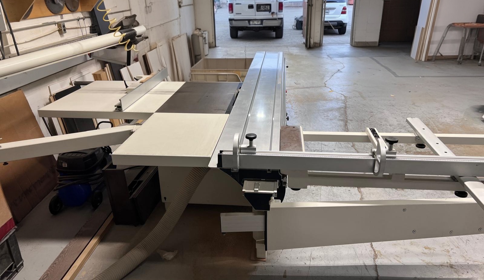 Used 2016 SCM SI300 used sliding table saw. #BBM2860