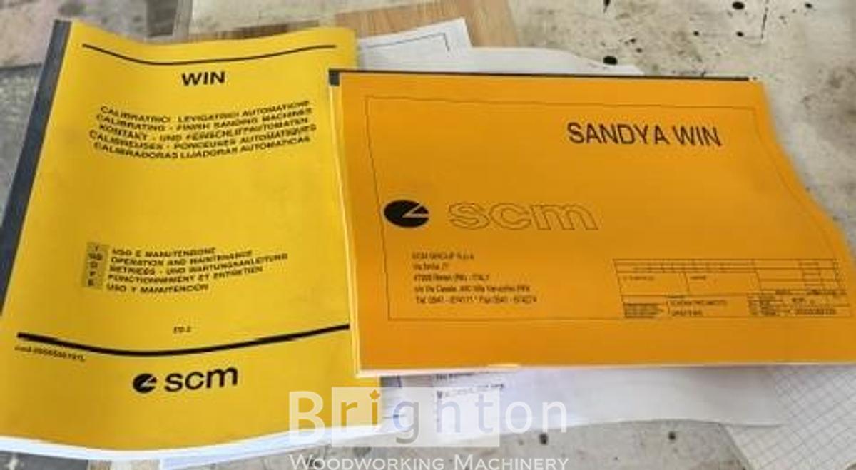 Used 2004 SCM Win CS63 used widebelt sander #BBM2851