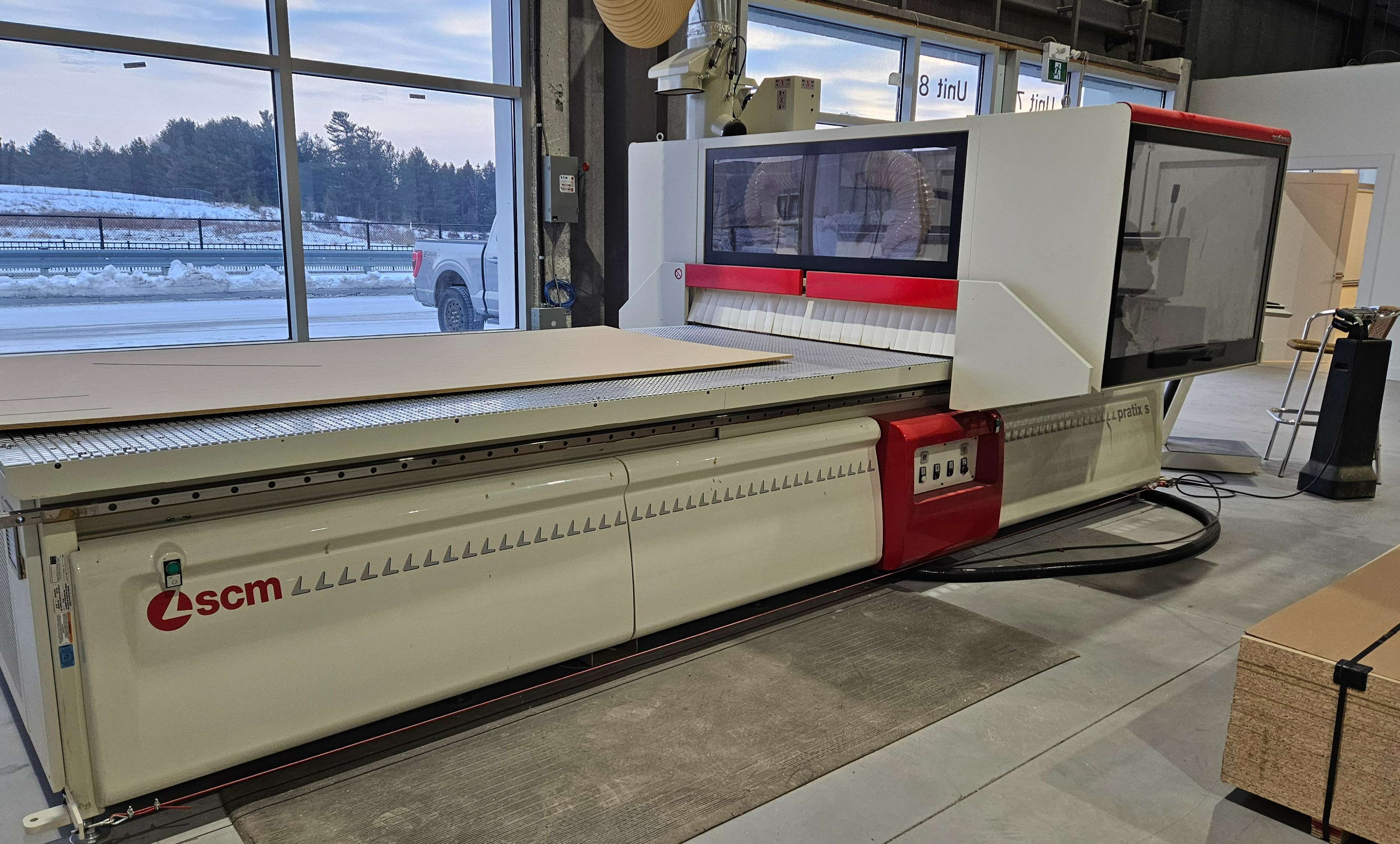 Used SCM Pratix-S15B used Flat table CNC #BM2563