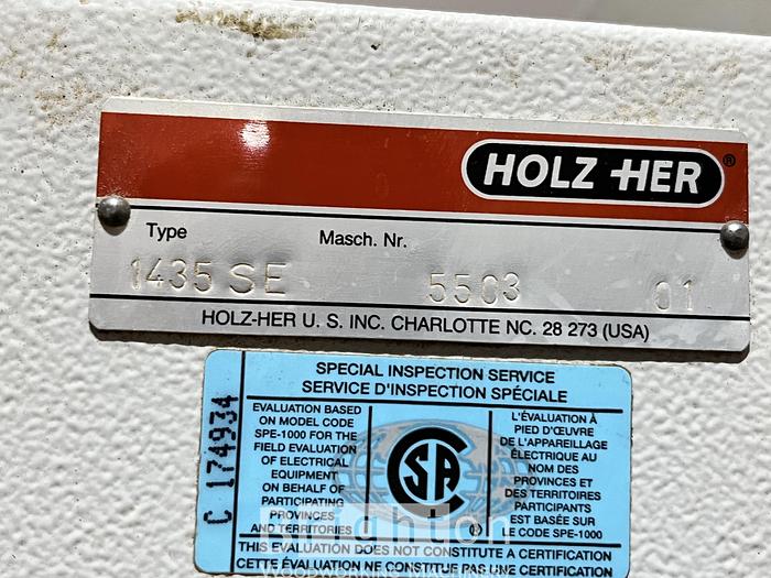 Used 2001 Holzher 1435SE used edgebander #BBM2418