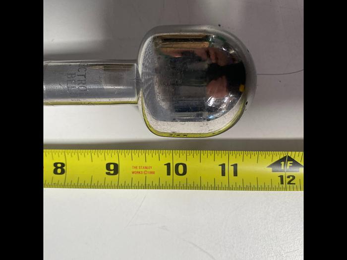 Used Stainless Steel CIP 2" Spray Ball w/ 11" Rod & 1/2" Sanitary Fitting for Tank