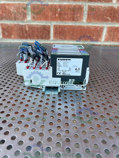 Used Turck  BL20-E-GW-EN Ethernet Gateway w/ Turck BL20-2AOH-I Electronic Module