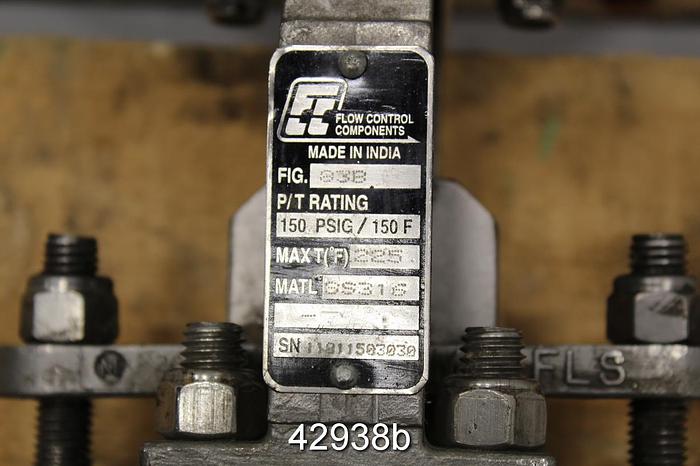 Used Flow Control Components 2" Hand Operated Knife Gate Valve #42938