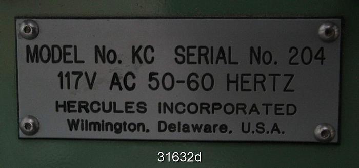 Used Hercules KC Sizing Tester #31632