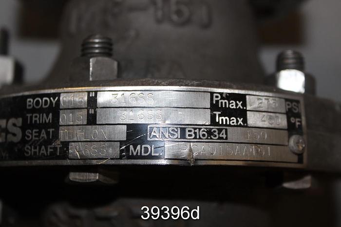 Used Neles Jamesbury 1.5" Ball Valve, PCA015AAT01 #39396