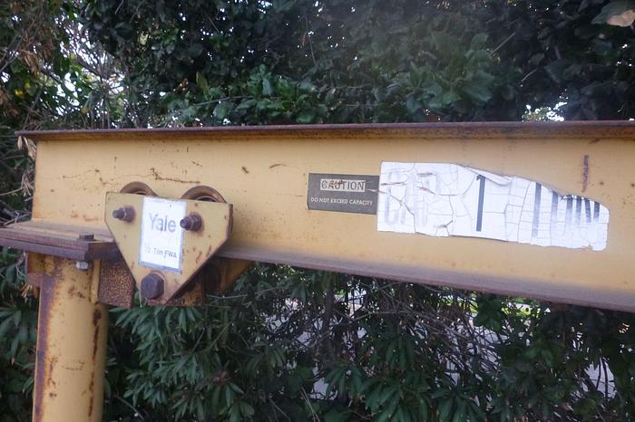 Used Hoist, 1/2 Ton, Yale Crane, Dayton Chain Hoist #S744082