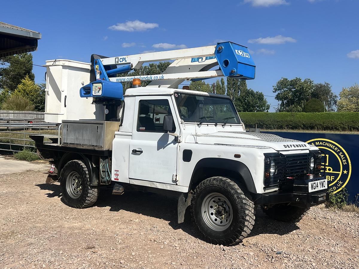 Used 2014 Land Rover Defender 110 cherry picker