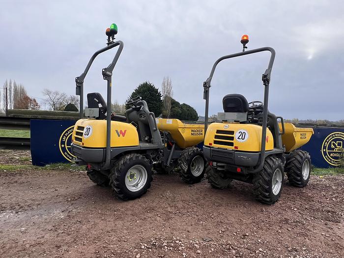 Used 2017 WACKER NEUSON 1001 1 tonne high tip dumper