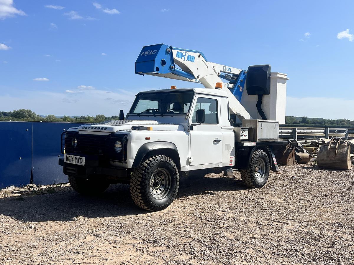 Used 2014 Land Rover Defender 110 cherry picker
