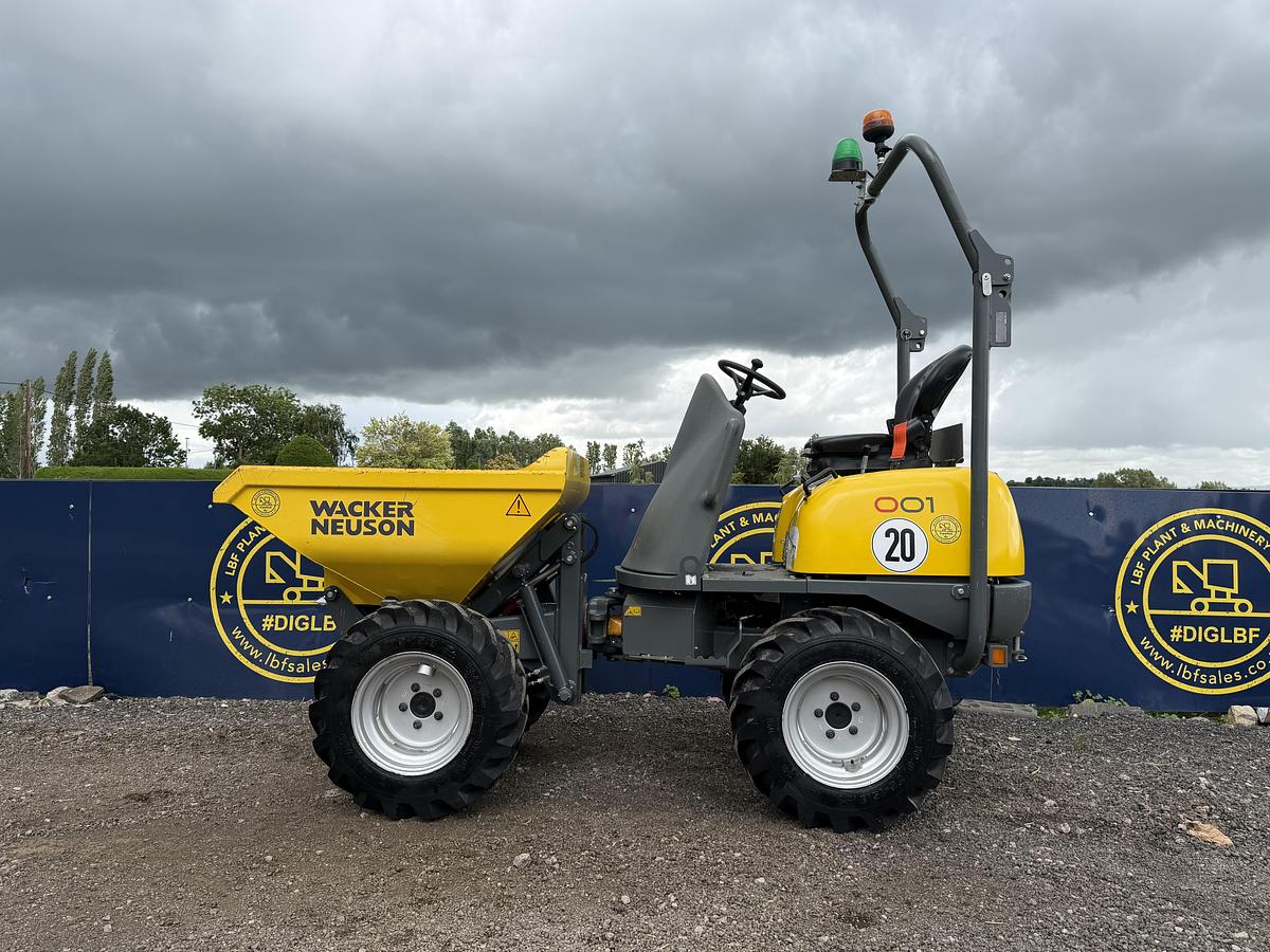 Used 2023 WACKER NEUSON 1001 1 tonne high tip dumper