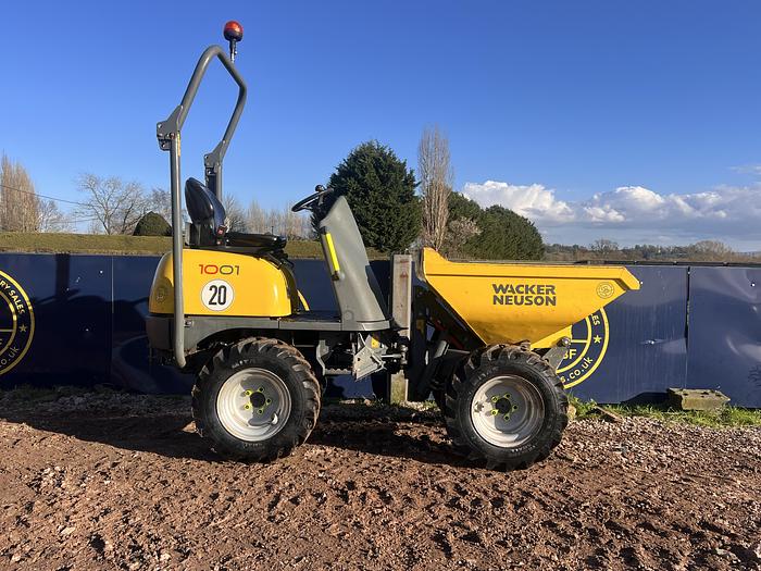 Used 2017 WACKER NEUSON 1001 1 tonne high tip dumper