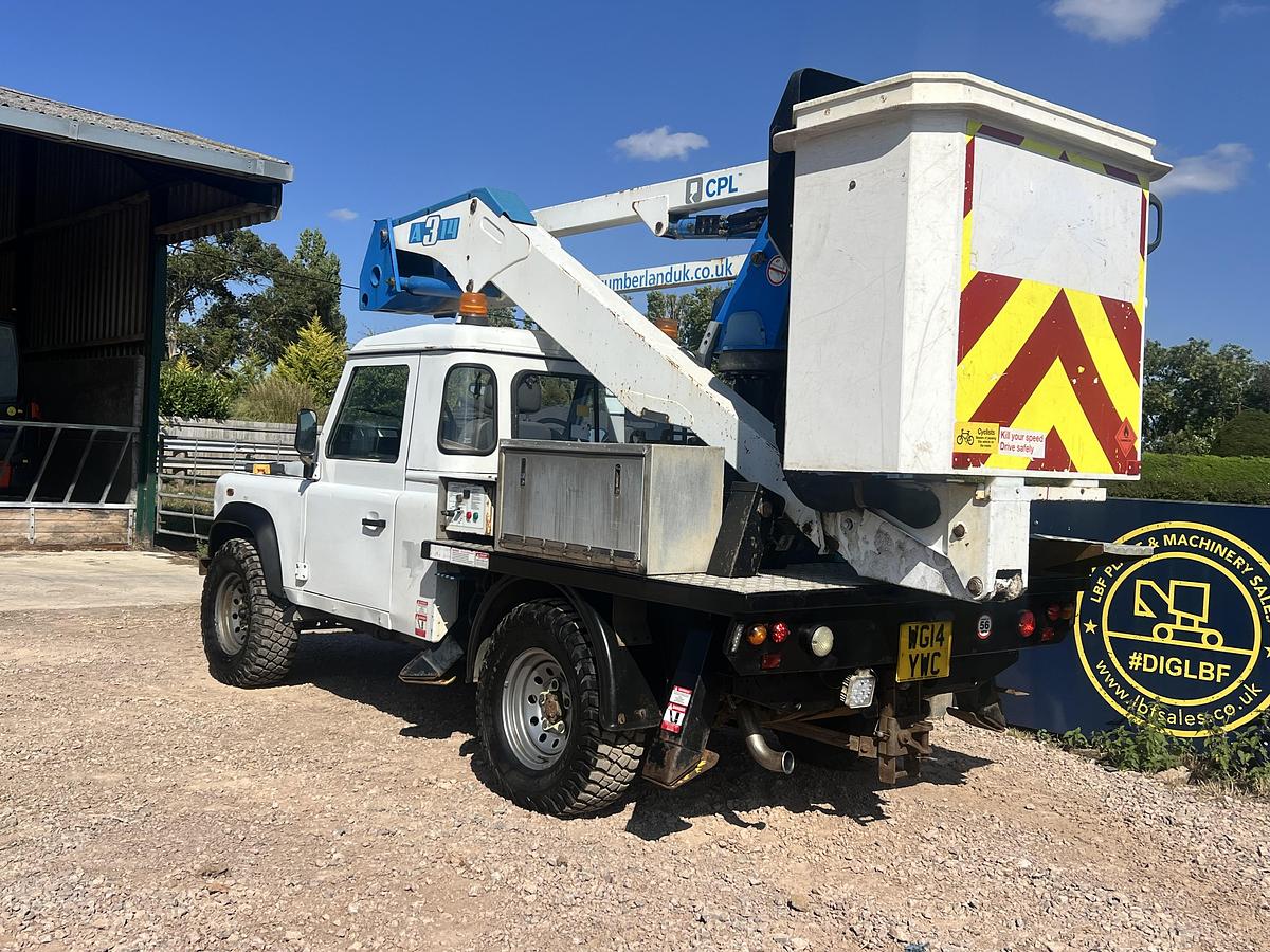 Used 2014 Land Rover Defender 110 cherry picker
