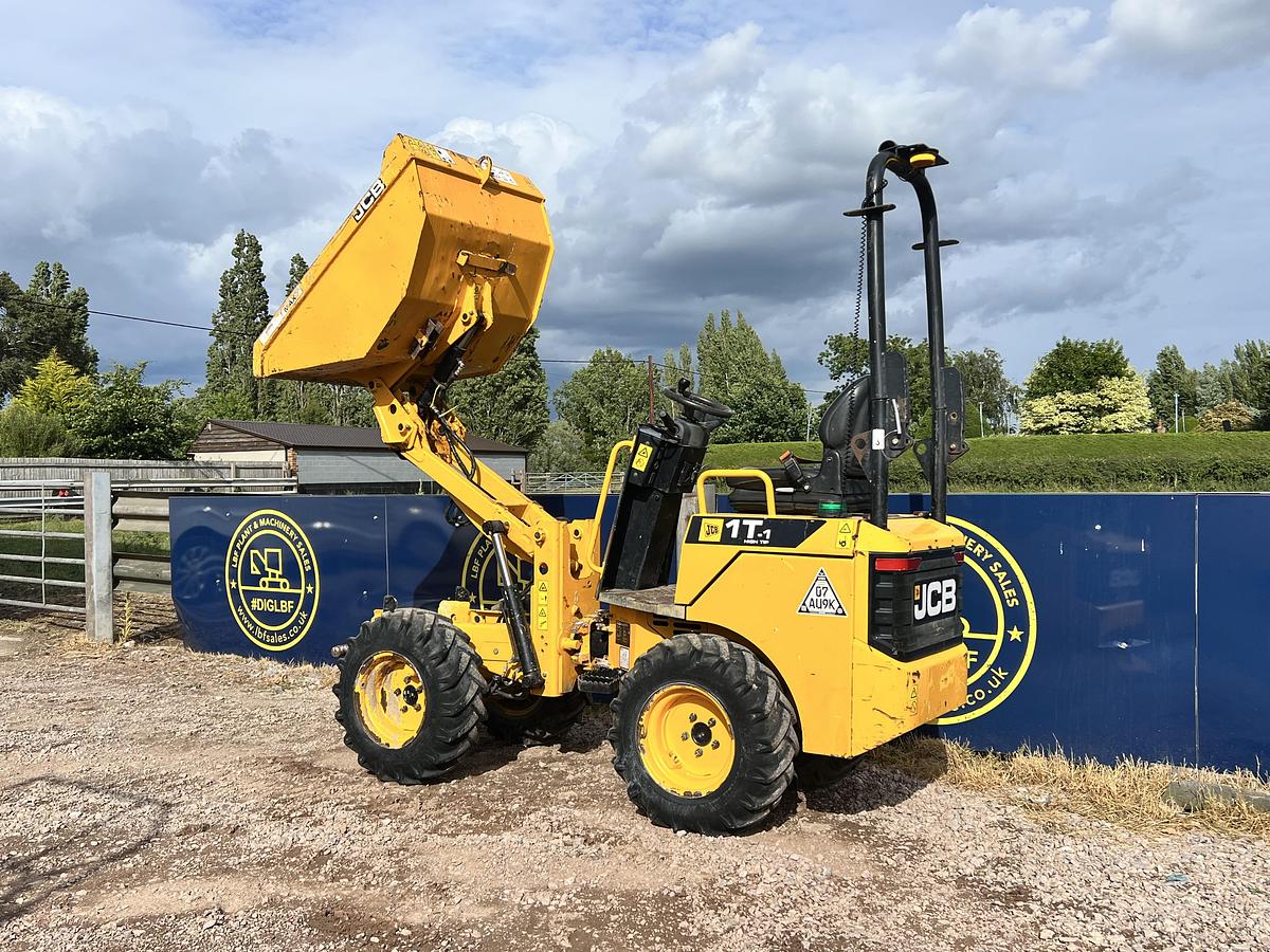 Used 2018 JCB 1 tonne high tip dumper
