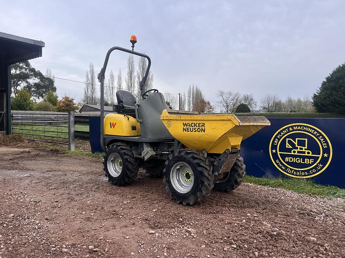 Used 2017 WACKER NEUSON 1001 1 tonne high tip dumper