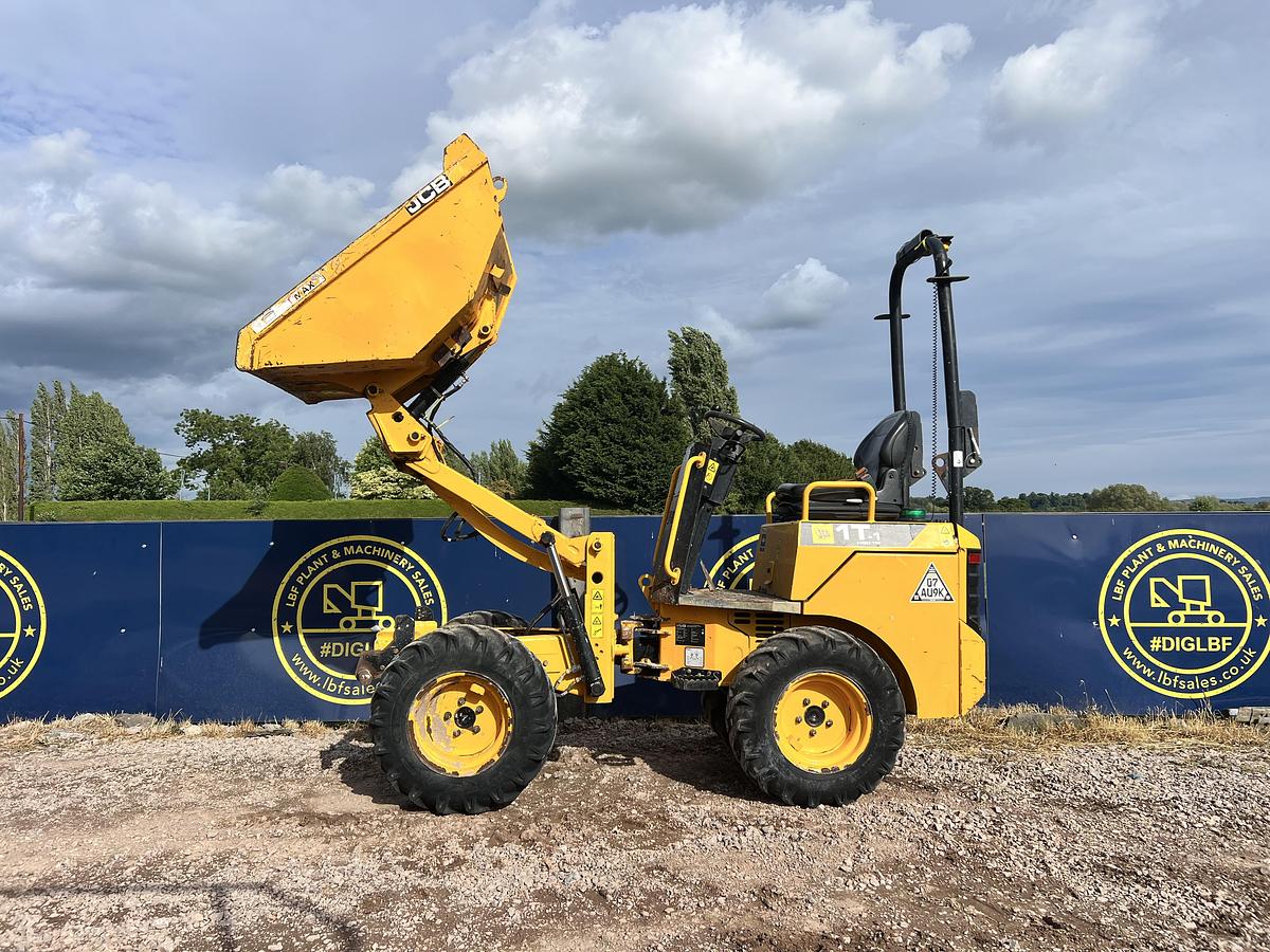 Used 2018 JCB 1 tonne high tip dumper