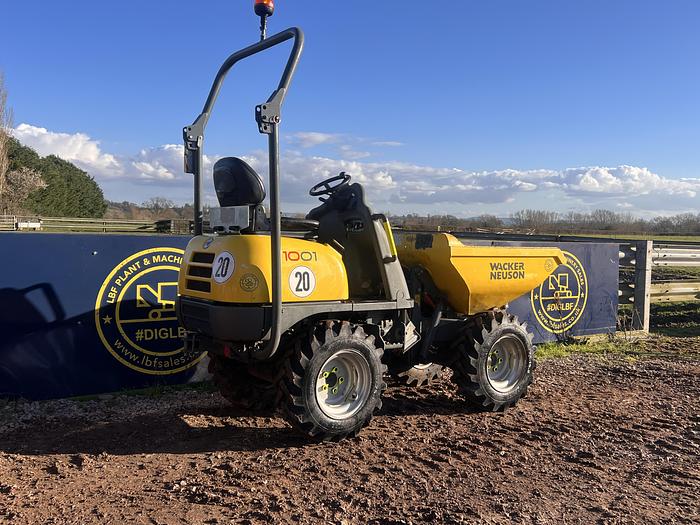 Used 2017 WACKER NEUSON 1001 1 tonne high tip dumper