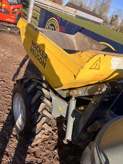 Used 2017 WACKER NEUSON 1001 1 tonne high tip dumper
