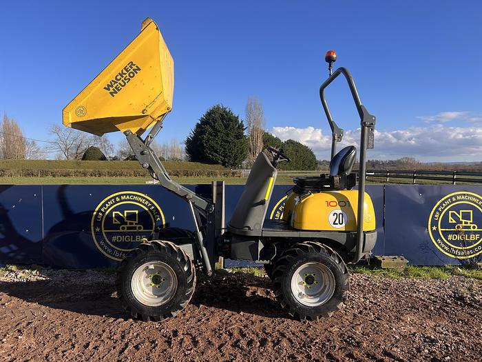 Used 2017 WACKER NEUSON 1001 1 tonne high tip dumper