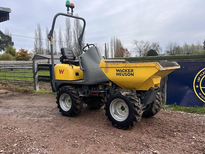 Used 2017 WACKER NEUSON 1001 1 tonne high tip dumper