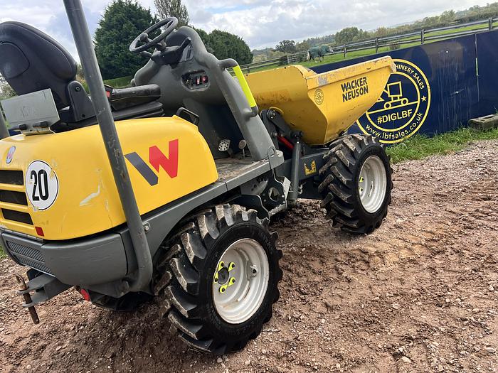 Used 2017 WACKER NEUSON 1001 1 tonne high tip dumper